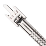 SurgiMac Ortho Bracket Gauge 2.0-3.5mm (45° Adjustable Swivel Head), Stainless Steel, Pro Series, 1/Pk