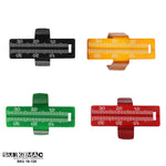 SurgiMac Endo Finger Ruler, Ring Gauge, Stainless Steel, Eco Series, 1/Pk