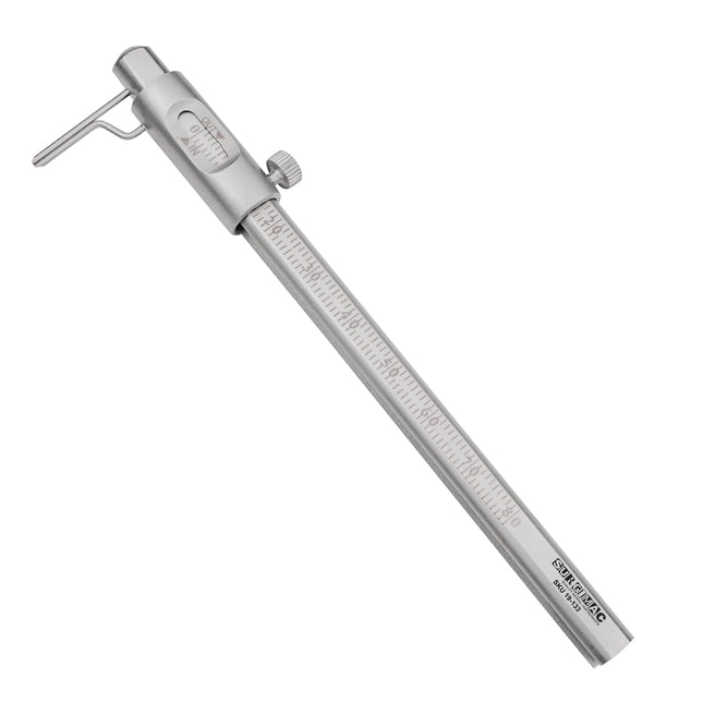 SurgiMac Micro Boley Gauge, 0-80 mm, Stainless Steel, Pro Series, 1/Pk