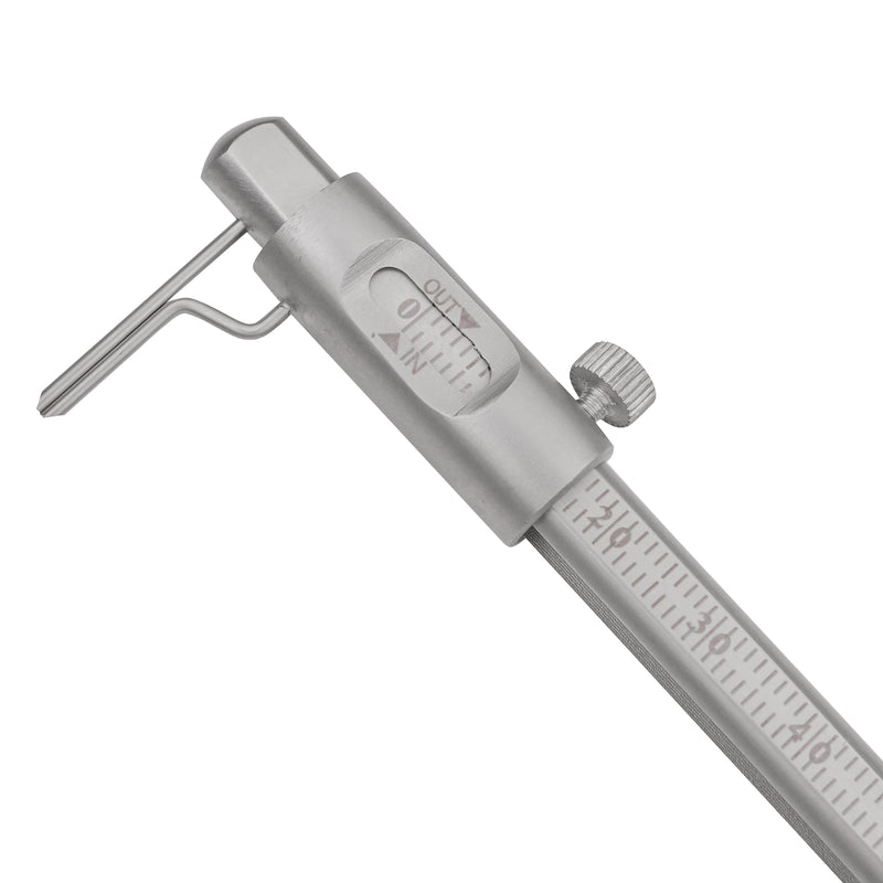 SurgiMac Micro Boley Gauge, 0-80 mm, Stainless Steel, Pro Series, 1/Pk