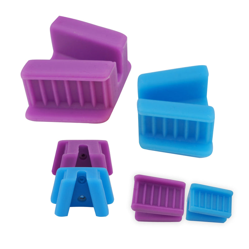 SurgiMac Rubber Mouth Prop (No Pin), Solid Dental Bite Block, Pro Series, 1/Pk