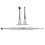 SurgiMac #2/4 Molt Bone Curette, Black(TiN) Tips, Double-Ended, Stainless Steel, Air Series, 1/Pk