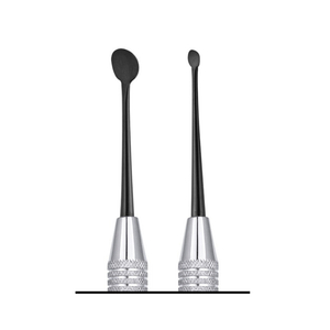 SurgiMac #2/4 Molt Bone Curette, Black(TiN) Tips, Double-Ended, Stainless Steel, Air Series, 1/Pk