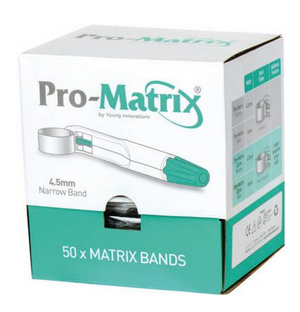 Pro-Matrix Band - Green - Narrow 4.5 mm 50/Pk. 19000