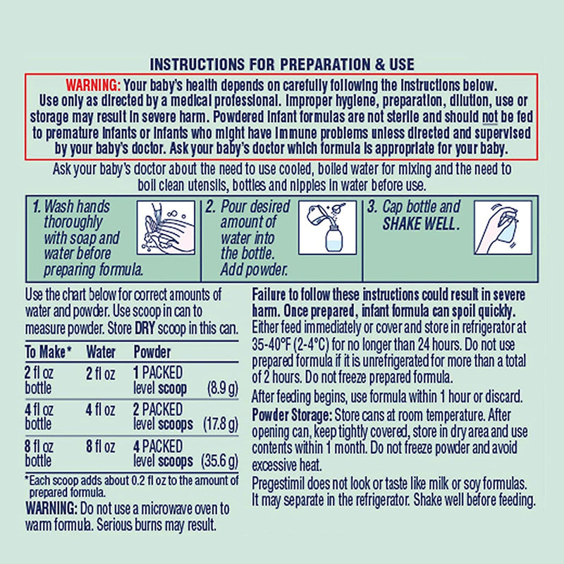 Infant Formula Pregestimil Can Powder MCT Oil Fat Malabsorption 036721