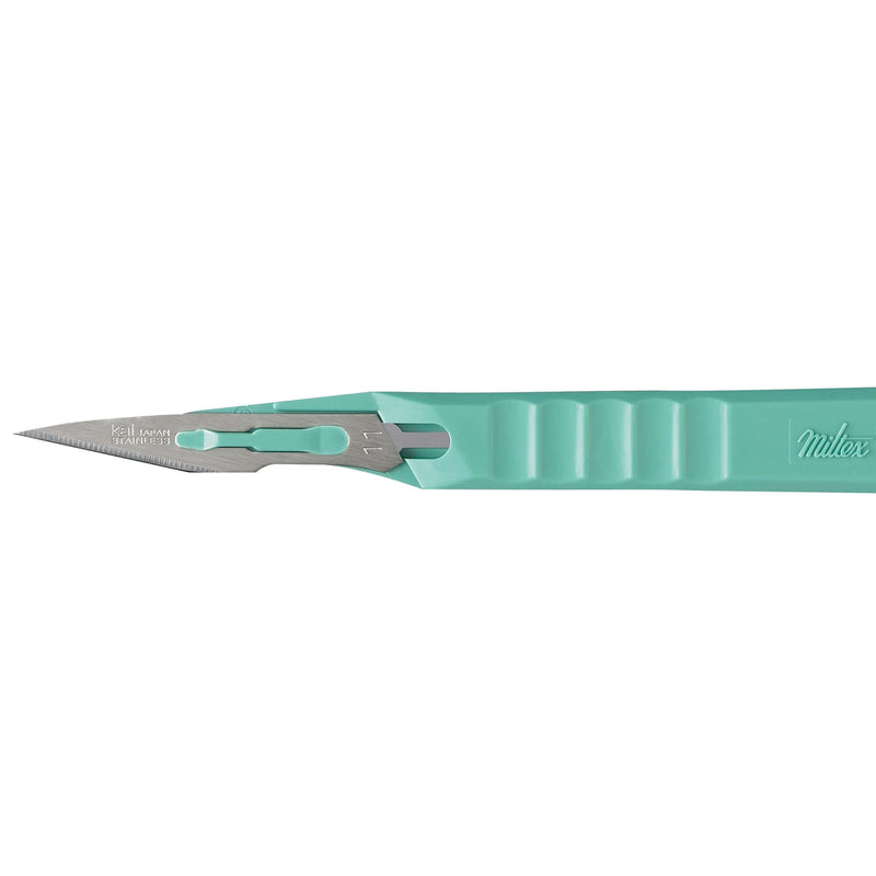 Miltex Disposable Sterile Scalpel with #11 Stainless Steel blade, Box of 10 | SurgiMac Dental Supply