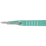 Miltex Disposable Sterile Scalpel with #15 Stainless Steel blade, Box of 10 4-415