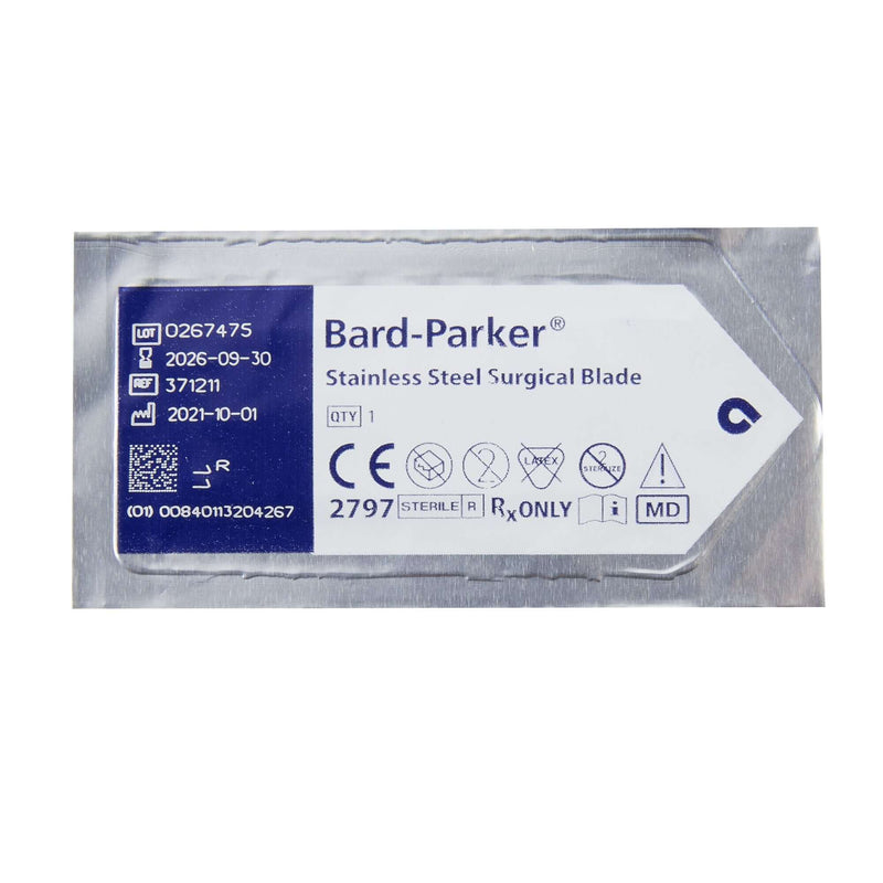 Bard Parker #11 Sterile Stainless Steel Scalpel Blades, 50 Individually Packaged for Surgical Precision | SurgiMac Dental Supply