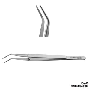 SurgiMac #19 Dressing Pliers, Serrated Tips, Diagnostic Instruments, Stainless Steel, Air Series, 1/Pk | SurgiMac Dental Supply