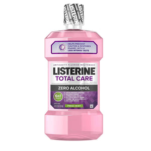 Listerine Total Care Anticavity Fluoride Mouthwash, Ada-Accepted, Fresh Mint, 1 L | SurgiMac Dental Supply
