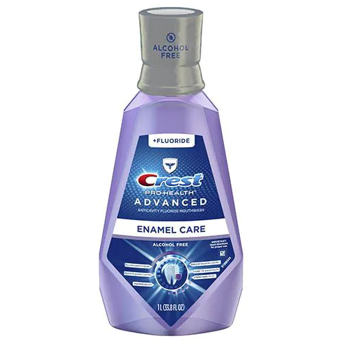 Crest Pro-Health Advanced Enamel Care Mouthwash, 1L, Purple Rinse, Fresh Mint Flavor, 6/cs 80325105