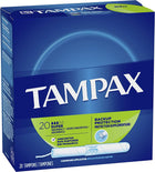 Tampax Super Absorbency Tampons, Unscented, 20/bx, 24 bx/cs