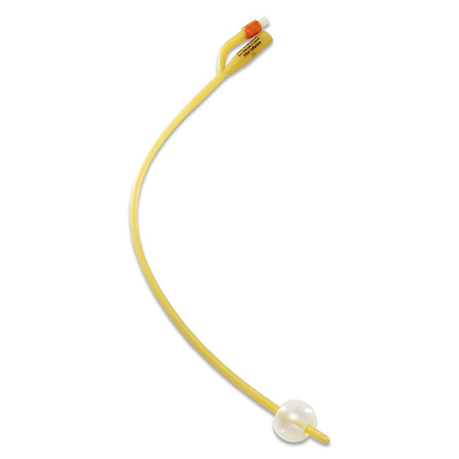 SurgiMac | Foley Catheter Bardia 2-Way Standard Tip 30 cc Balloon 18 Fr. Silicone Coated Latex | 123618A