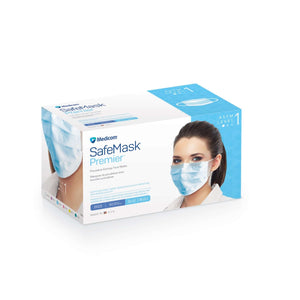 SafeMask Earloop Mask, Astm Level 1, 50/Bx,10 Bx/Cs 2015-M