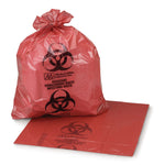 Infectious Waste Bag McKesson 7 to 10 gal. Red Bag Polymer Film 24 X 24 Inch | SurgiMac Dental Supply