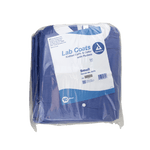 Dynarex Lab Coat w/ Pockets, Blue, 10/pk | SurgiMac Dental Supply