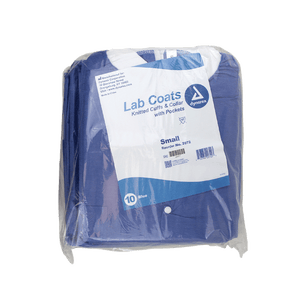 Dynarex Lab Coat w/ Pockets, Blue, 10/pk | SurgiMac Dental Supply