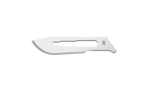 #21 Sterile Stainless Steel Surgical Scalpel Blade | MacCut by SurgiMac | Box of 100 MC-10-1221