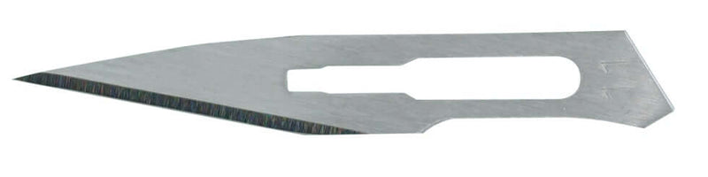 Miltex #11 Sterile Stainless Steel Surgical Scalpel Blades 100/Bx | SurgiMac Dental Supply