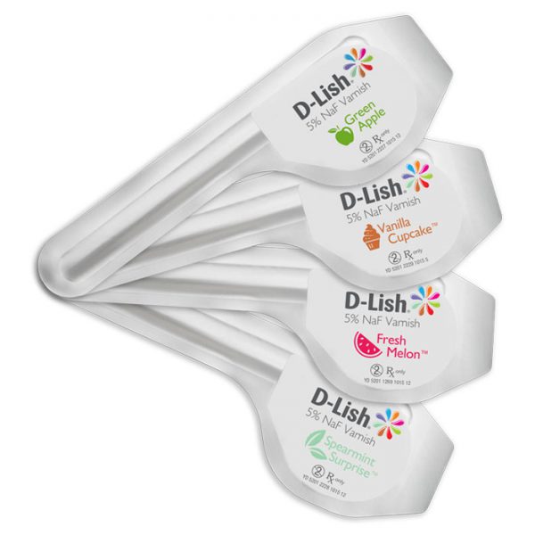 Young D-Lish 5% Sodium Fluoride Varnish, Fresh Melon, 50/bx 212450