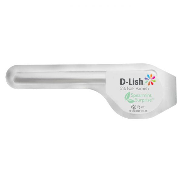 Young D-Lish, 5% Sodium Fluoride Varnish, Spearmint Surprise, 200/bx 213420