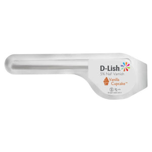 Young D-Lish, 5% Sodium Fluoride Varnish, Vanilla Cupcake, 200/bx 214420