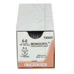 Monocryl™ Poliglecaprone P-3 3/8 Circle Precision Reverse Cutting Needle Size 4-0 Monofilament | SurgiMac Dental Supply