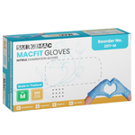 SurgiMac Nitrile Powder Free Exam Gloves, Chemo Tested, Blue, MacFit, 200/Box