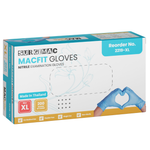 SurgiMac Nitrile Powder Free Exam Gloves, Chemo Tested, Blue, MacFit, 200/Box
