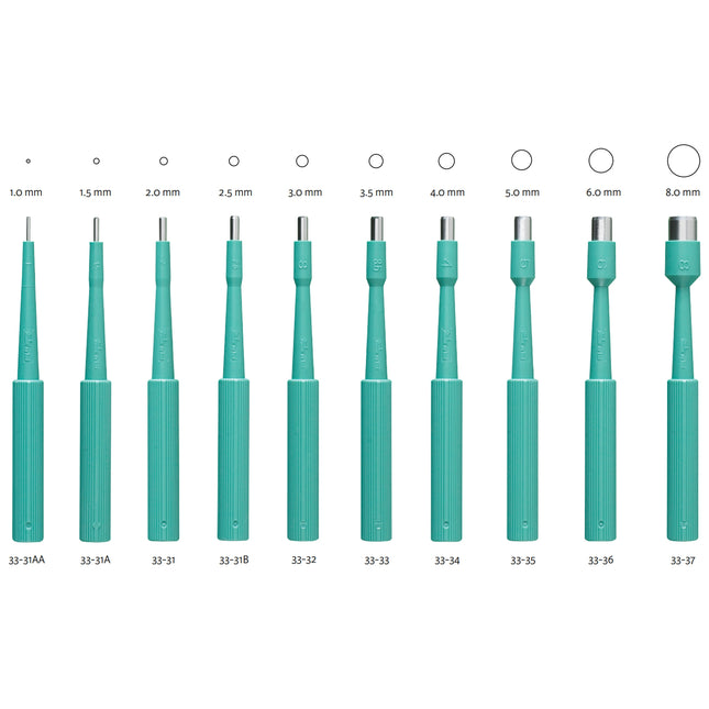 Integra Lifesciences | Miltex Biopsy Punch 8.0 mm, Box of 50 punches | 33-37