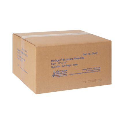 Infectious Waste Bag McKesson 1 to 6 gal. Red Bag 11 X 14 Inch