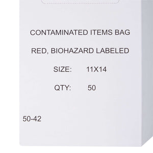 Infectious Waste Bag McKesson 1 to 6 gal. Red Bag 11 X 14 Inch | SurgiMac Dental Supply