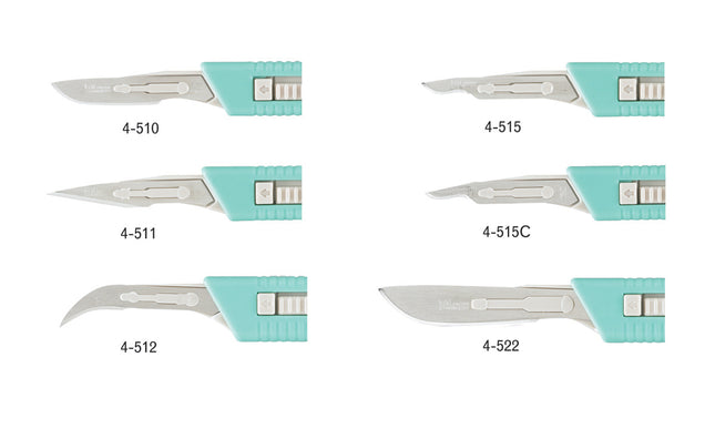 Integra Lifesciences | Miltex Disposable Sterile Scalpel with #12 Stainless Steel blade, Box of 10 | 4-412