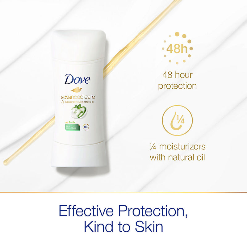 Dove Advanced Care Cool Essentials Deodorant, 4 pk. 228809