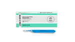 SurgiMac #22 Sterile Surgical Scalpel Blade, Plastic Handle, Stainless Steel, MacCut, 10/Pk | SurgiMac Dental Supply