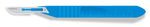 SurgiMac #22 Sterile Surgical Scalpel Blade, Plastic Handle, Stainless Steel, MacCut, 10/Pk | SurgiMac Dental Supply