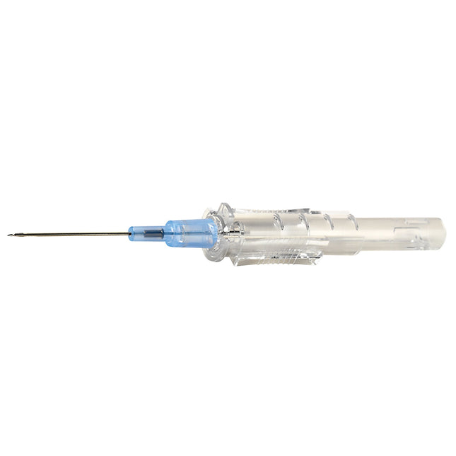 Peripheral IV Catheter Protectiv Plus 22 Gauge 1 Inch Polyurethane Straight Hub Non Blood Control Sliding Safety