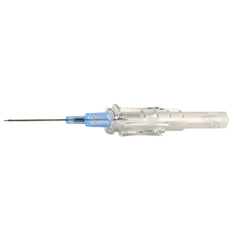 Peripheral IV Catheter Protectiv Plus 22 Gauge 1 Inch Polyurethane Straight Hub Non Blood Control Sliding Safety | SurgiMac Dental Supply