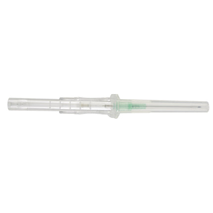 Peripheral IV Catheter Protectiv Plus 18 Gauge 1-1/4 Inch Polyurethane Straight Hub Non Blood Control Sliding Safety