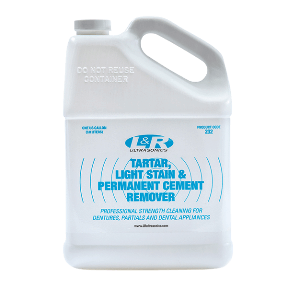 Tartar, Light Stain & Permanent Cement Remover, Gallon Bottle, 4/cs 232