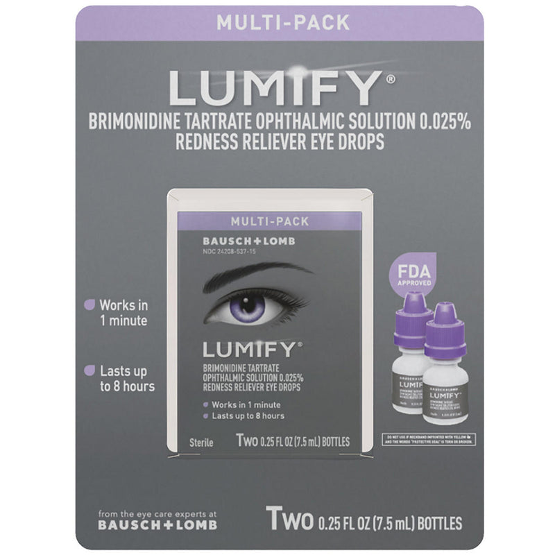 Lumify Redness Reliever Eye Drops, 2 pk. 233606