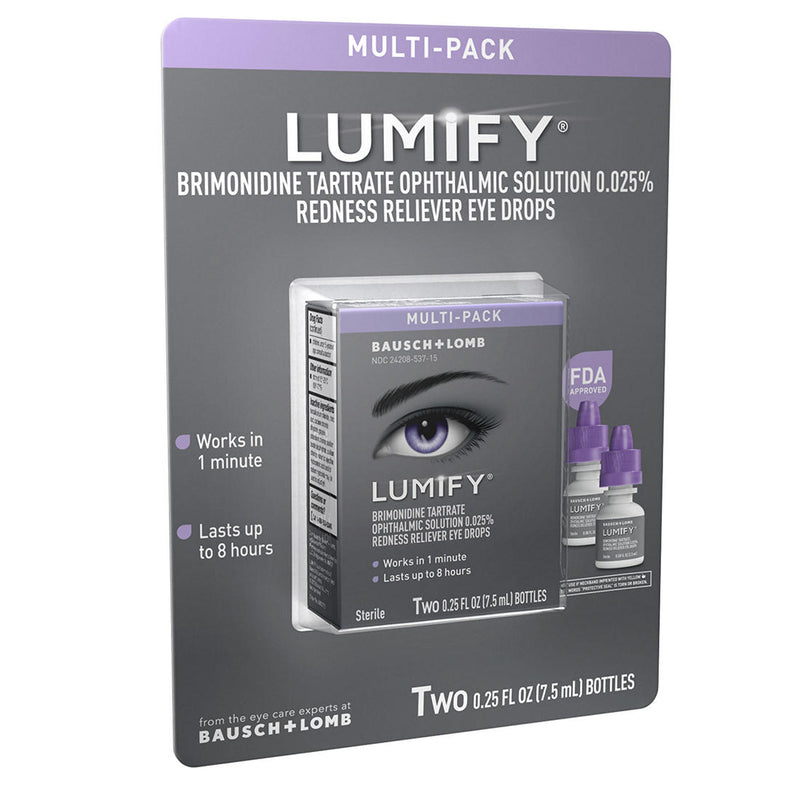 Lumify Redness Reliever Eye Drops, 2 pk. 233606