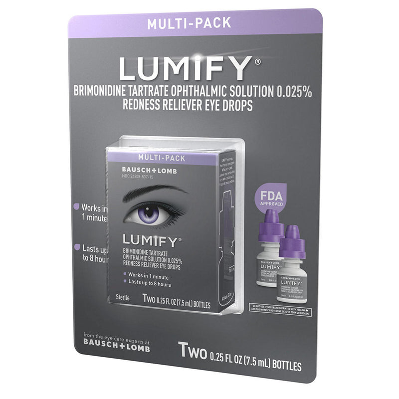 Lumify Redness Reliever Eye Drops, 2 pk. 233606