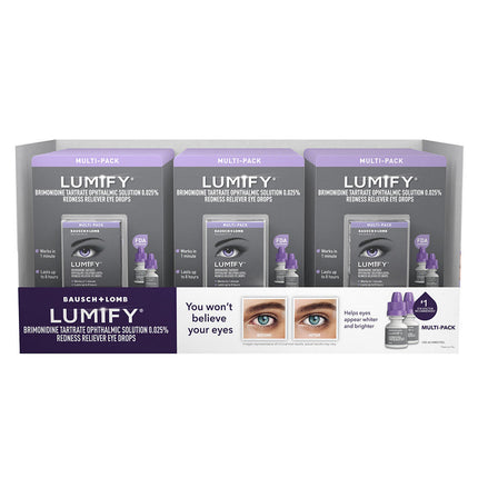 Lumify Redness Reliever Eye Drops, 2 pk.