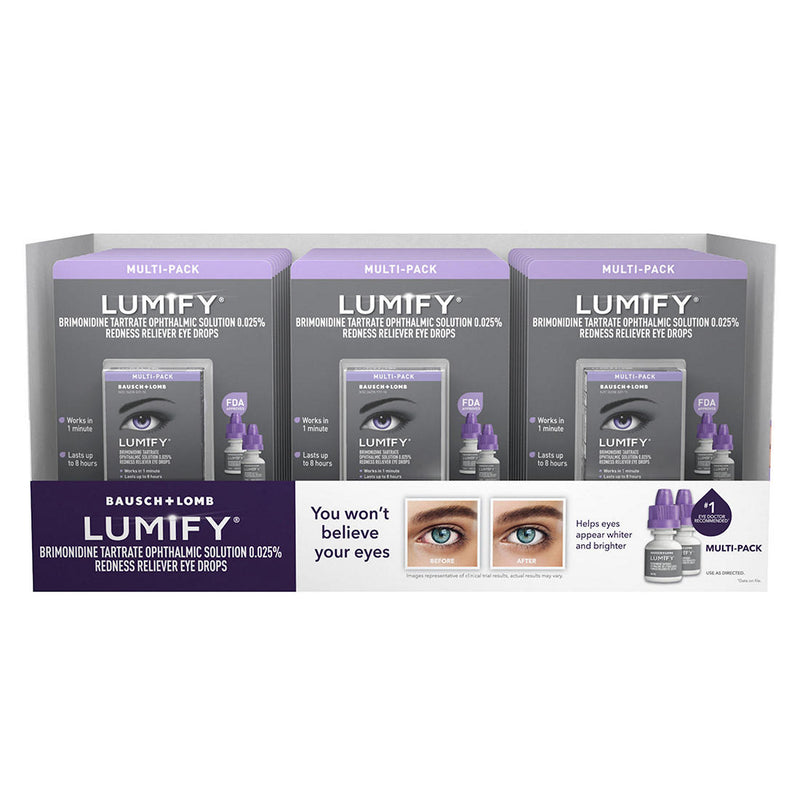 Lumify Redness Reliever Eye Drops, 2 pk. 233606
