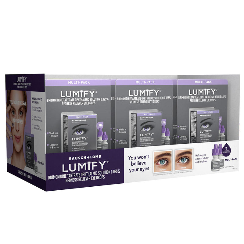 Lumify Redness Reliever Eye Drops, 2 pk. 233606