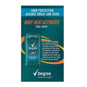 Degree Men's Cool Rush 48 Hour Deodorant, 5 pk. 233889