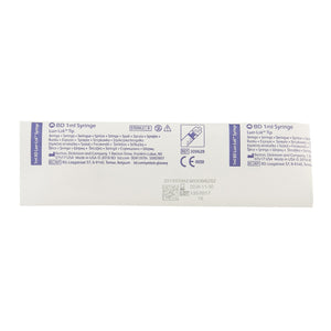 BD Luer-Lok General Purpose Syringe 1 mL with Luer Lock Tip - Sterile, Disposable Without Safety 309628-1