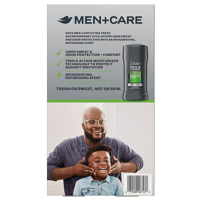 Dove Men+Care Antiperspirant Deodorant Extra Fresh, 4 pk. 235380