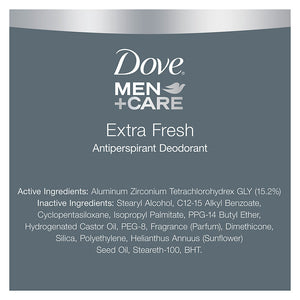 Dove Men+Care Antiperspirant Deodorant Extra Fresh, 4 pk. 235380